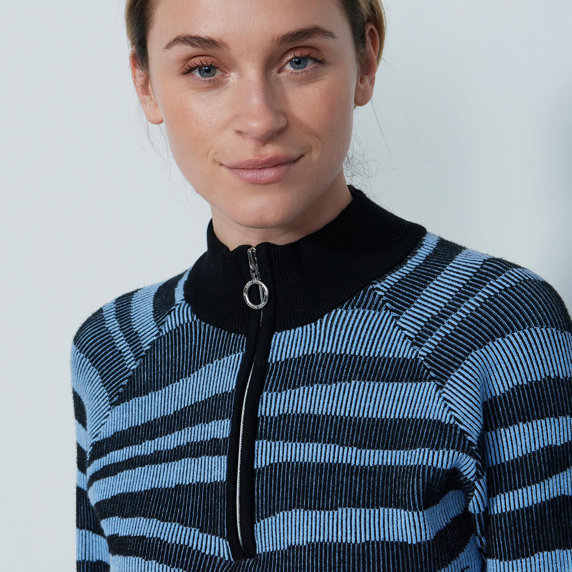 Daily Sports Taranto Knitted Ladies Golf Jumper Black